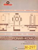 Ponar-ToolMex-Ponar Toolmex TUR 50, 50S 63 and 63S, Lathe Operations Parts and Electric Manual-TUJ-50-TUR-TUR 63A-TUR50-TUR50S-TUR63-04